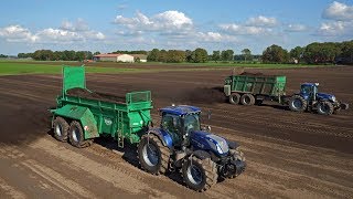 Blue Power Twosome  New Holland T7270 amp Tebbe  Aarnink amp Ooms [upl. by Cirri]