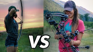 Compound Bow vs Traditional Bow Which is Better for YOU [upl. by Alayne]