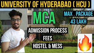 University of Hyderabad MCA HCU MCA 2020  UOH MCA  MCA college review [upl. by Darra]