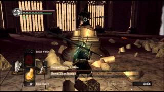 Dark Souls PC Zweihander vs Smough and Ornstein [upl. by Ssalguod]