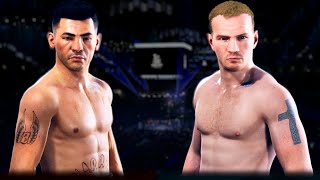 Arturo Gatti vs Micky Ward FULL FIGHT  Undisputed Boxing Game AI Simulation [upl. by Adlei]