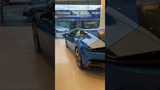 The New Ferrari 12 Cilindri in Stunning Blue A Masterpiece of Power shortsvideo luxurycars [upl. by Akirahs190]