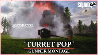 quotTURRET POPquot  Tank Gunner Montage  SQUAD 44 [upl. by Carlstrom]