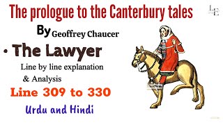 The Lawyer in Chaucers quotThe Canterbury Talesquot Line 309 to 330 Explained [upl. by Eneleahs]