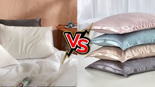 Silk vs satin pillowcase [upl. by Aleakim]