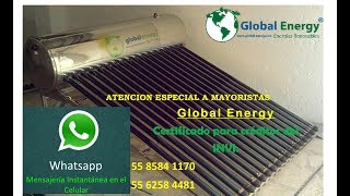 Conoce el calentador solar para INVI Global Energy 2017 [upl. by Sahcnip]