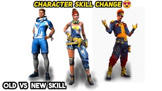 Alvaro Luqueta amp Shani Character Skill Change  Old VS New Skill  Free Fire New Update Changes [upl. by Hurd379]