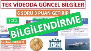 2024 KPSS TEK VİDEODA GÜNCEL BİLGİLER BİLGİLENDİRME [upl. by Elisha]