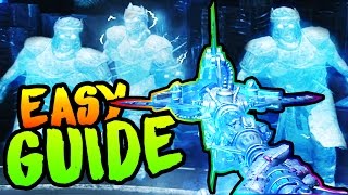 ORIGINS ULTIMATE WATER ICE STAFF BUILD amp UPGRADE GUIDE BO3 Zombies Chronicles ULLS ARROW Easter Egg [upl. by Coulson]