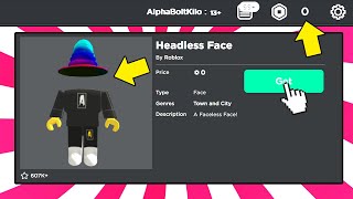 NEW HOW TO GET HEADLESS HEAD FOR FREE IN ROBLOX 2022 [upl. by Giustina592]