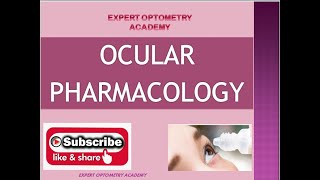 MCQs on Ocular PharmacologyMCQs for Optometrist Pharmacist Ophthalmic technician Ophthalmologist [upl. by Stanislas]