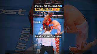 Shoulder Roll Knockout Setups Revealed 🥶😱 boxing boxingworkout [upl. by Kennie696]