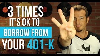 3 times its ok to take a loan from a 401k  Retirement planning [upl. by Anived705]