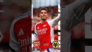 Arsenal vs Wolves 10 2425 Season havertz goal shorts arsenal wolves havertz [upl. by Ahsat]