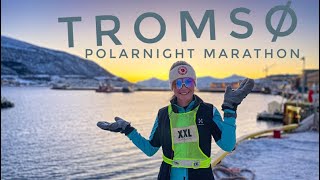 Tromsø  PolarNight Marathon and Husky Dog Sledding [upl. by Aivuy]