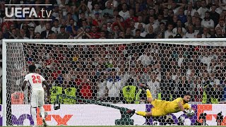 ITALY 11 ENGLAND PENALTY SHOOTOUT EURO 2020 FINAL [upl. by Ahsiuqet]