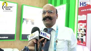 Dr Devender Hooda  Huve Pharma  16th Edition of Poultry India Exhibition at Hitex Hyderabad  h5tv [upl. by Namwen]