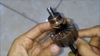 How to Convert 220V Motor Into 12V Part1 [upl. by Llerrad]