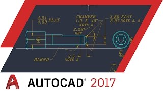 Centerlines and Center Marks AutoCAD 2017 Tutorial  AutoCAD [upl. by Hull]