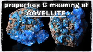 Covellite Meaning Benefits and Spiritual Properties [upl. by Littlejohn]