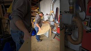 Edge Sanding Pine Table Top axminstertools carpenter woodworking youtubecreatorcommunity [upl. by Boniface]