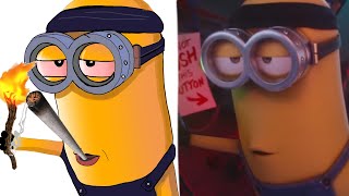 minions drawing meme  giant minion scene bob minions minions cartoon ✍️ drawing meme [upl. by Weidar623]