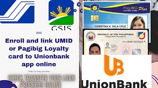 How to Enroll GSIS SSS UMID card to Unionbank online Banking App [upl. by Elreath168]