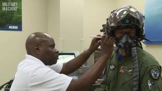 The F35 Gen III Helmet Mounted Display System  Norwegian Pilot Gets Fitted [upl. by Aivil]