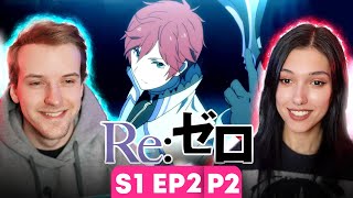 ReZero − Starting Life in Another World  Season 1 Episode 2 Part 2 REACTION [upl. by Porett681]