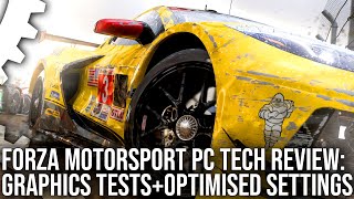 Forza Motorsport  PC Tech Review  Graphics BreakdownOptimised SettingsSeries X Settings [upl. by Aivizt]