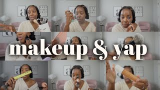 1hr grwm☕️💭 lets do our makeup and catch up  Andrea Renee [upl. by Yrneh]