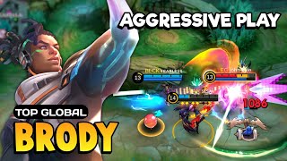 Brody Best Build 2024  Brody Top Global Gameplay  Mobile Legends [upl. by Surovy]