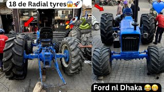 Ford 💙de 18 de New Radial Tyre 😱🐍  YOKOHAMA 🚀  nooruppal98 [upl. by Valiant]