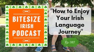 How to Enjoy Your Irish Language Journey Podcast 087 [upl. by Joete]