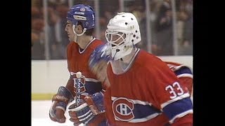 1986 HabsRangers Game 3 highlights  Claude Lemieux scores OT winner [upl. by Sigrid]