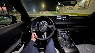 New Mazda MX30 R EV 2024 Night Test Drive [upl. by Ardnik]