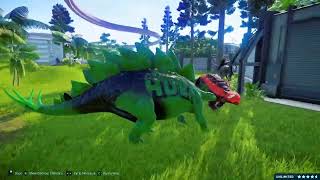 Indominus Rex Giant Dinosaur Hunting Battle Anlylosaurus Spinosaurus Evolution T Rex Jurassic World [upl. by Annoed]