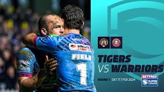 Highlights  Castleford Tigers v Wigan Warriors  2024 Betfred Super League Round 1 [upl. by Mei]