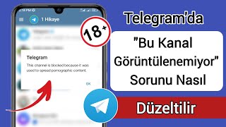 Telegramda quotBu Kanal Görüntülenemiyorquot Sorunu NASIL DÜZELTİLİR Android ve iOS  Yeni Yol 2024 [upl. by Nesyla]