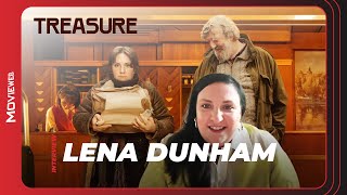 Lena Dunham on Becoming Stephen Frys Daughter in the New Dramedy Treasure  Interview [upl. by Elwira782]