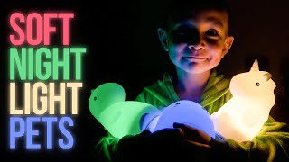 Awesome Soft Color Changing Night Light Pets [upl. by Yerfej]