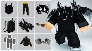 16 FREE BLACK AND PINK ITEMS ROBLOX NEW 2024 [upl. by Adriano]