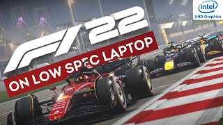 F1 22 game tested with No Graphics card on a Low End PC [upl. by Anelam]