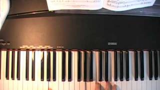 Whiter Shade of Pale piano chords tutorial How to Play [upl. by Ettevi]