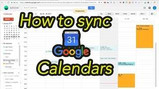 How to Sync Two Google Calendars [upl. by Victor]