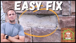 How To Reattach Stacked Stone  Easy Way to Fix Stacked Stone That Has Fallen [upl. by Rudolfo84]