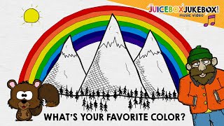 Whats Your Favorite Color The Juicebox Jukebox  Learn Colors Educational School Coloring Art Song [upl. by Bibbye423]