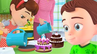 Pat A Cake  Super Fun Cake Baking Song and MORE Nursery Rhymes amp Educational Songs [upl. by Dnana]