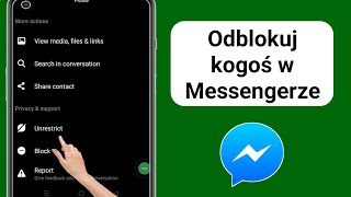 Jak odblokować kogoś na Messengerze pełny przewodnik [upl. by Sosthena]