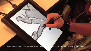 Wacom CintiQ 13HD Review  Demo [upl. by Enamrahc]